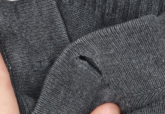 mondaca Men's Grey Henley Jumper XL