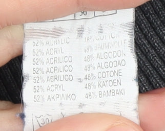 mondaca Men's Grey Henley Jumper XL