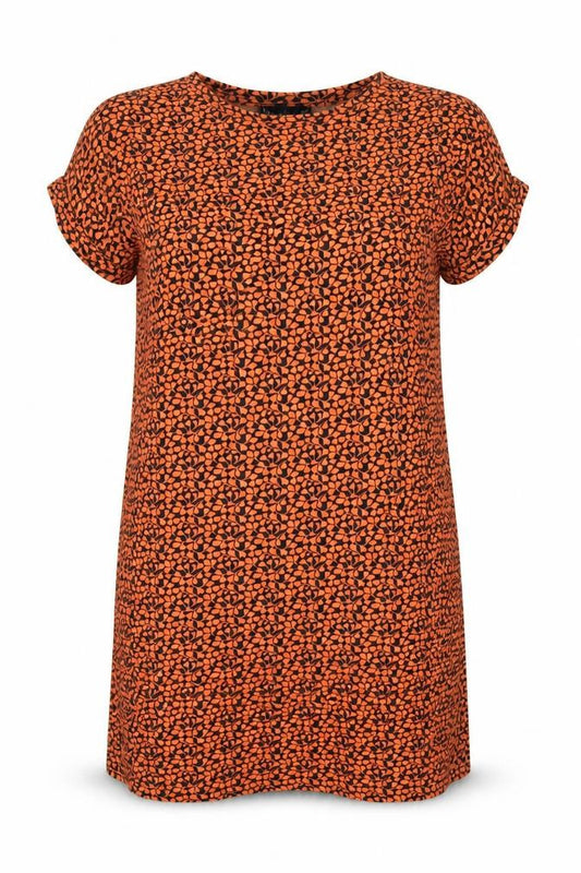 Marks & Spencer Women's Orange Shift Dress Size 16