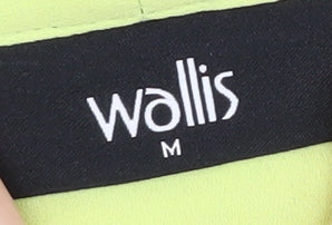 Wallis Women's Yellow 3/4 Sleeve Blouse - Size M