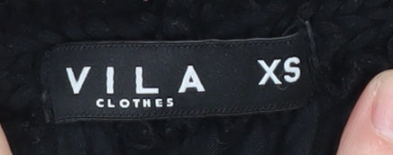 Vila Women's Black Sleeveless Blouse - XS