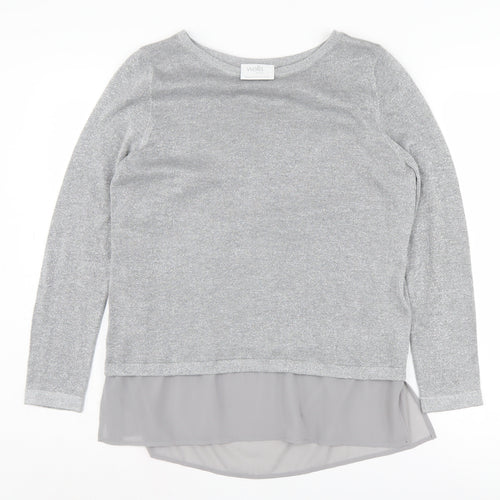 Wallis Women's Grey Pullover Jumper Size 12 Petite