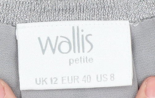 Wallis Women's Grey Pullover Jumper Size 12 Petite