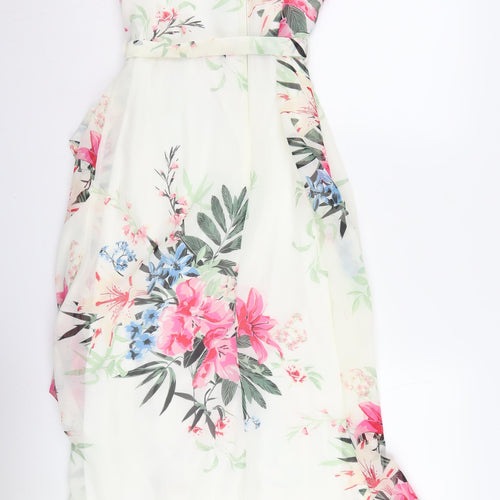Dorothy Perkins Women Floral Long Shift Dress Size 16