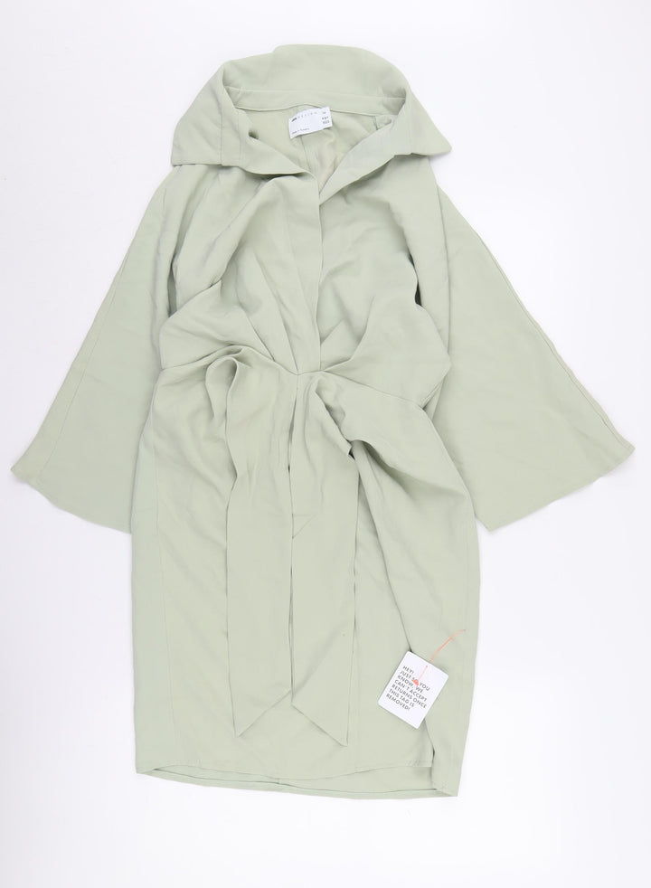 ASOS DESIGN Green Tall Women's Collared Dress Size 10