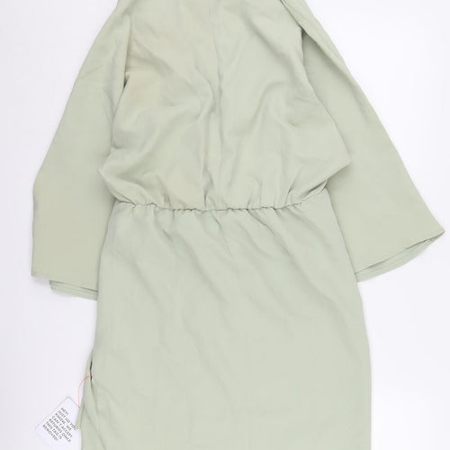 ASOS DESIGN Green Tall Women's Collared Dress Size 10