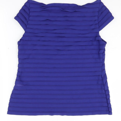 Marks and Spencer Women's Purple Wrap Blouse Size 16