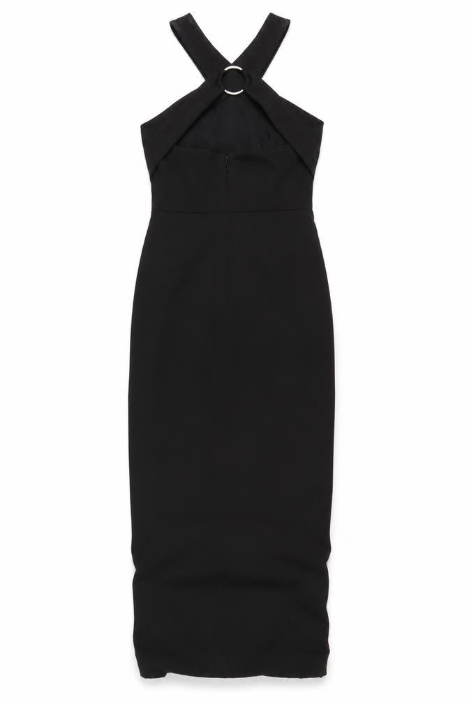 Topshop Women's Black Bodycon Dress Size 12