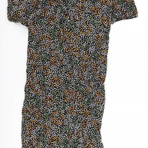 Next Women's Multicoloured Floral Midi Dress Size 12