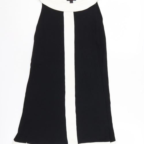 MNG Women's Black Shift Dress Size 12 Sleeveless