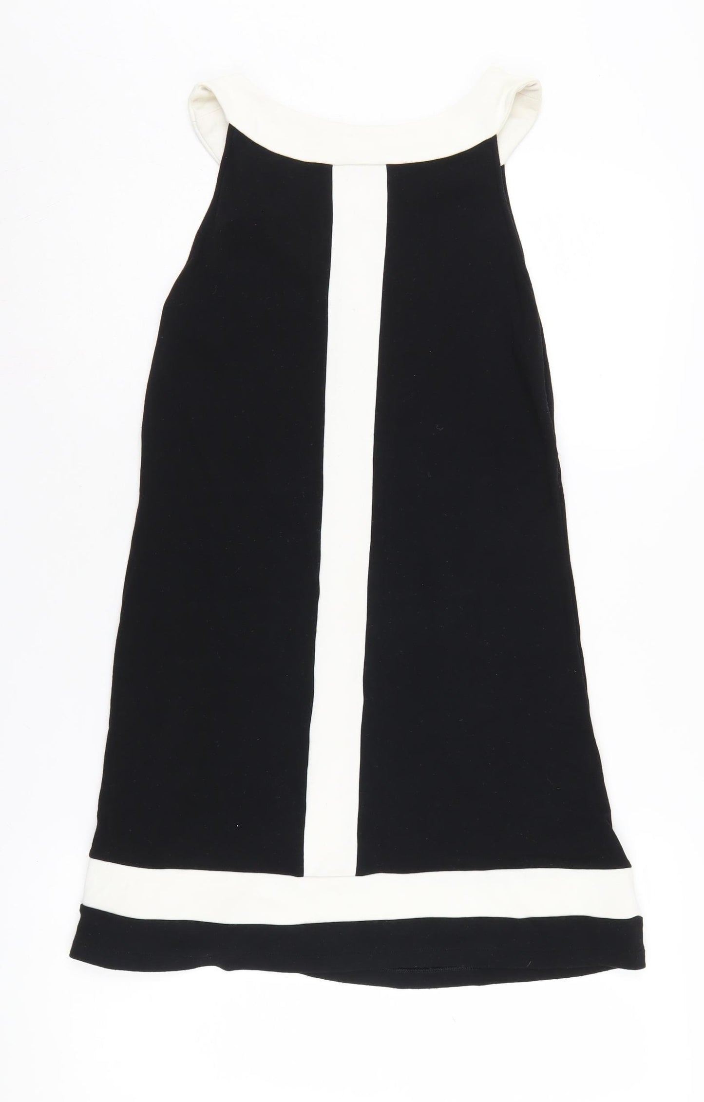 MNG Women's Black Shift Dress Size 12 Sleeveless