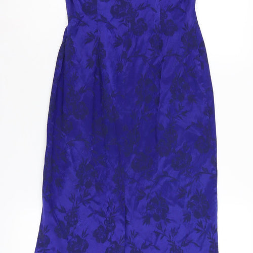 Monsoon Women's Blue Sleeveless Sheath Dress