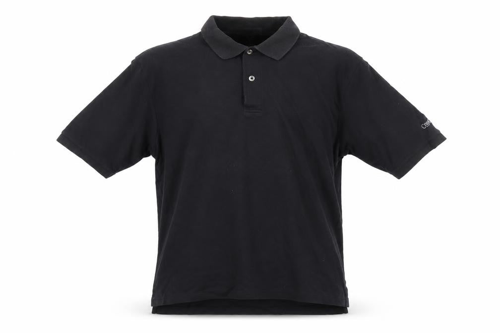 CrossCreek Men's Black Polo Shirt L Short Sleeve