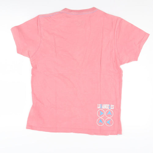 Denim 73 Pink Unisex T-Shirt, M, City Print, Cotton