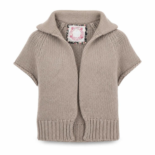 Front view of Debenhams Women's Brown Cardigan, size 12
