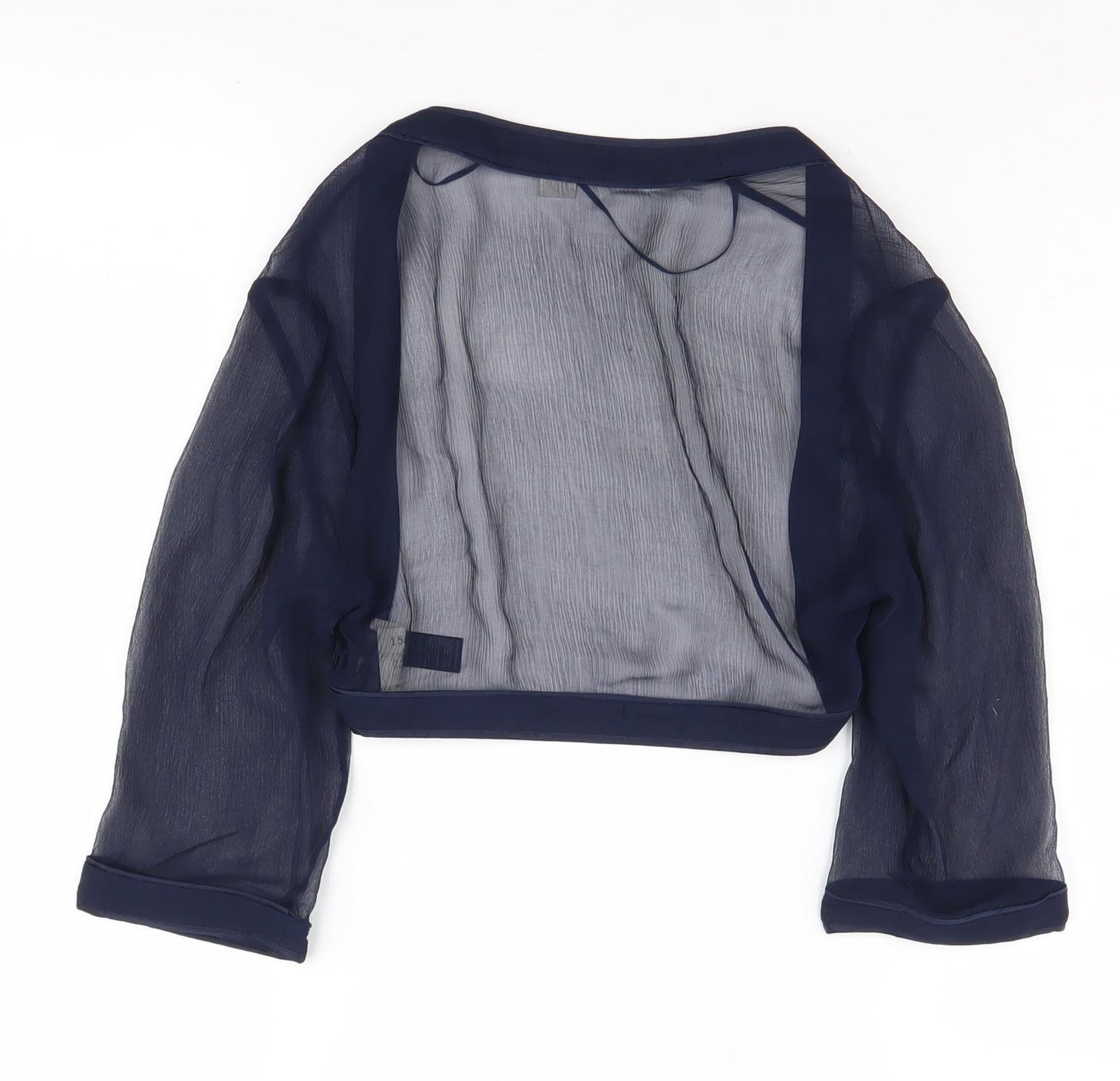 Monsoon Women's Blue Silk Shrug Size 8