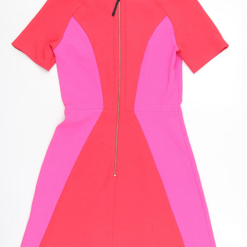 Topshop Women's Pink Shift Dress, Size 8, Party Style