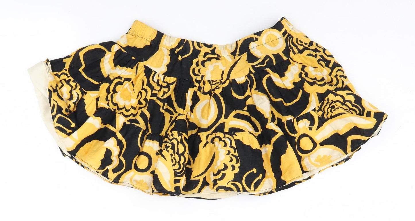 Topshop Women's Multicoloured Peasant Skirt Size 6