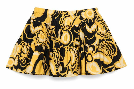 Front view of Topshop Women's Multicoloured Peasant Skirt, size 6