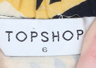 Topshop Women's Multicoloured Peasant Skirt Size 6