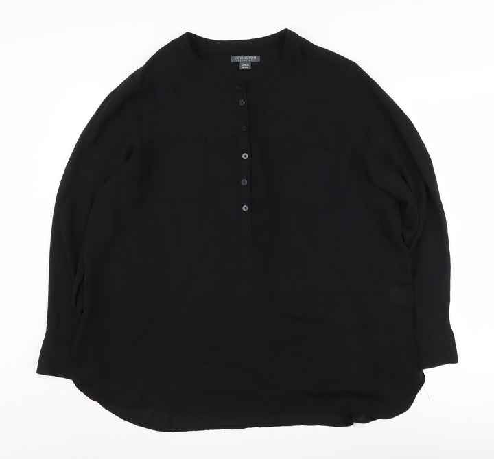 Covington Women's Black Button-Up Shirt XL