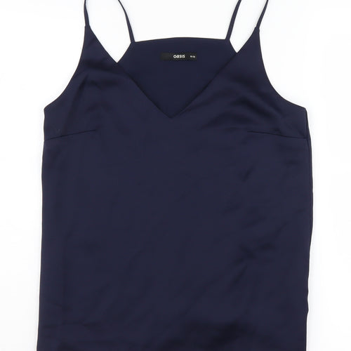 Oasis Women's Blue Camisole Tank Top Size 10