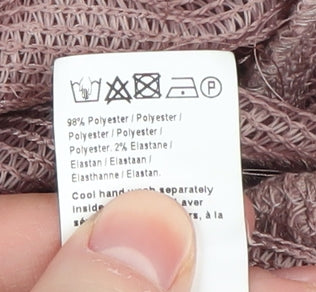 River Island Women's Pink Cardigan - Size 10