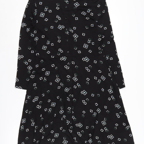 Dorothy Perkins Women's Black Shirt Dress UK 14
