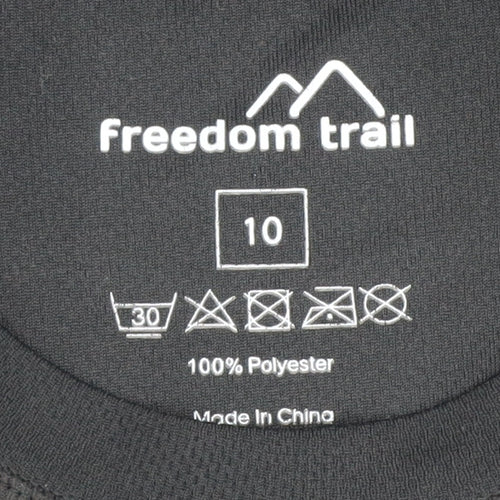 Freedom Trail Women's Black Long Sleeve Pullover Top 10