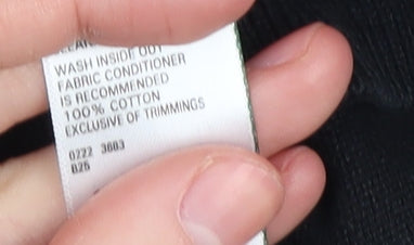 Marks and Spencer Boys Black V-Neck Pullover Jumper 15-16 Years