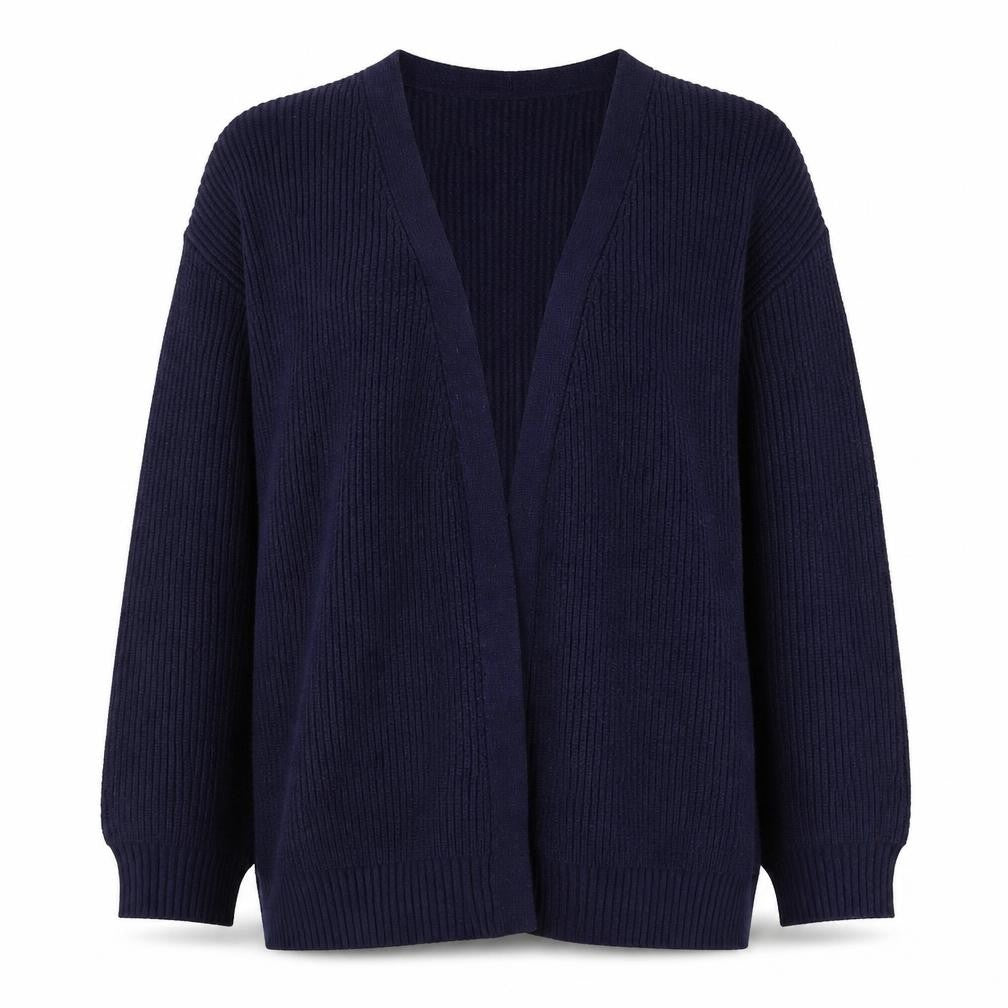 Front view of Next Women's Blue XS Cardigan V-Neck