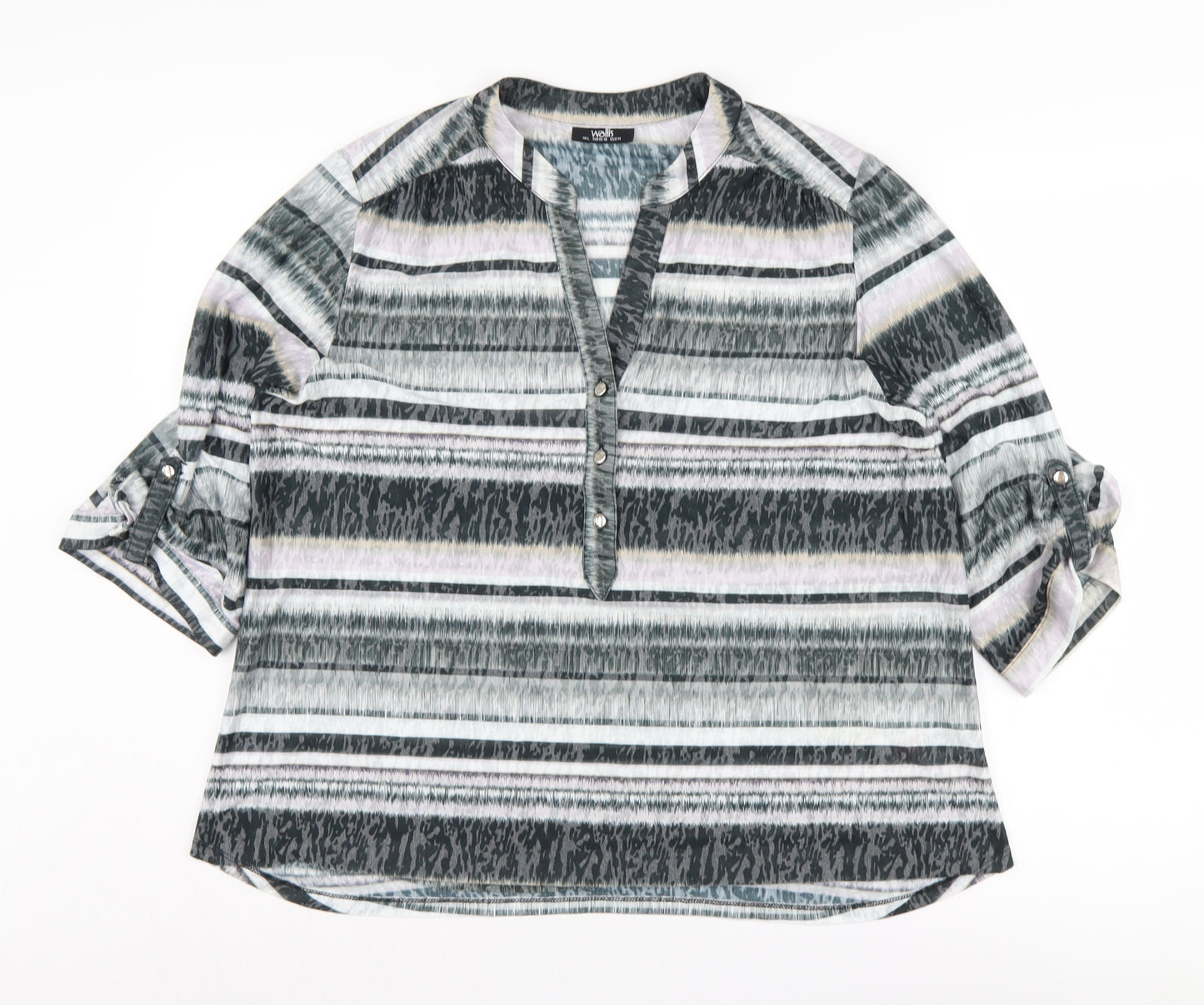 Wallis Women's Multicoloured Tunic Blouse, Size L