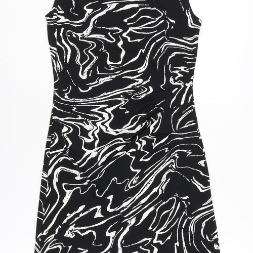 River Island Women's Black Bodycon Dress Size 8