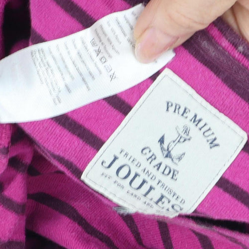 Joules Women's Purple Striped Long Sleeve T-Shirt