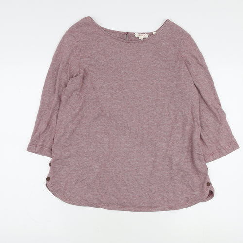 Fat Face Women's Purple 3/4 Sleeve Blouse Size 14