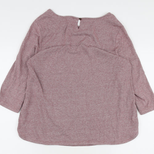 Fat Face Women's Purple 3/4 Sleeve Blouse Size 14