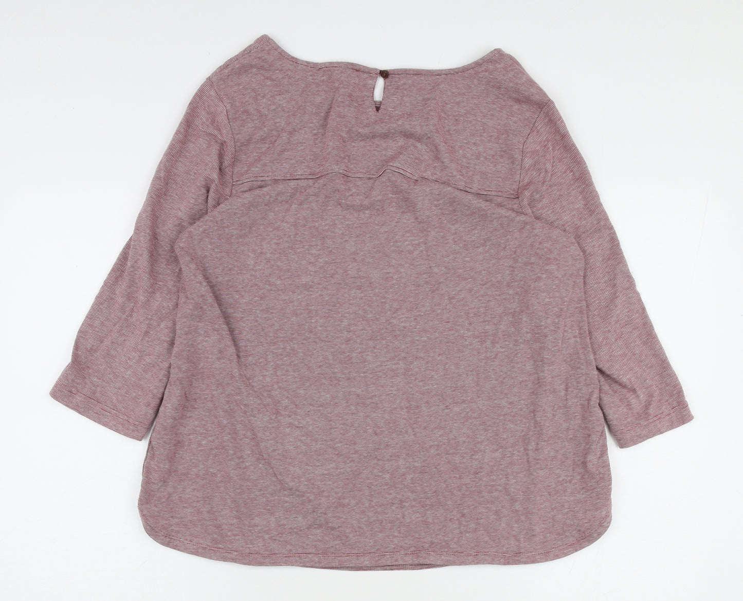 Fat Face Women's Purple 3/4 Sleeve Blouse Size 14