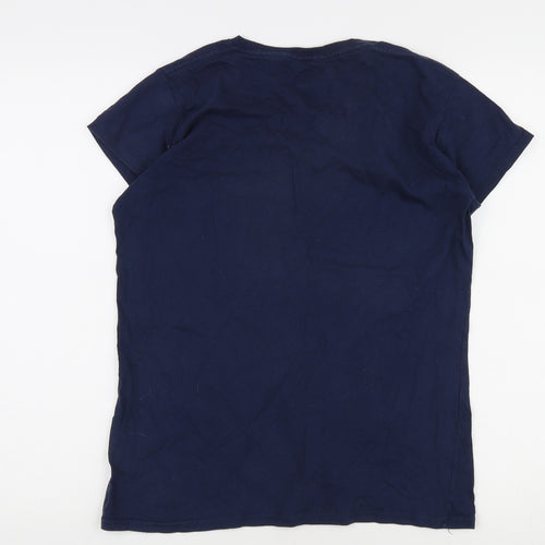 Yorkshire CCC Women's Blue V-Neck T-Shirt