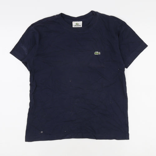 Lacoste Unisex Adults Blue 16 Basic T-Shirt Short Sleeve
