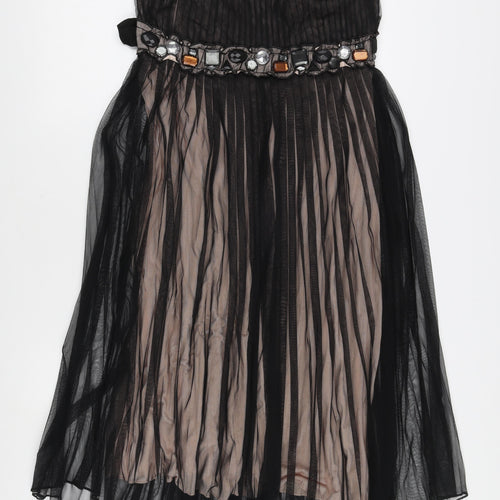Kookai Women's Black A-Line Midi Dress Size 2
