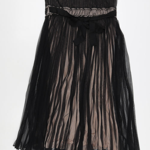 Kookai Women's Black A-Line Midi Dress Size 2