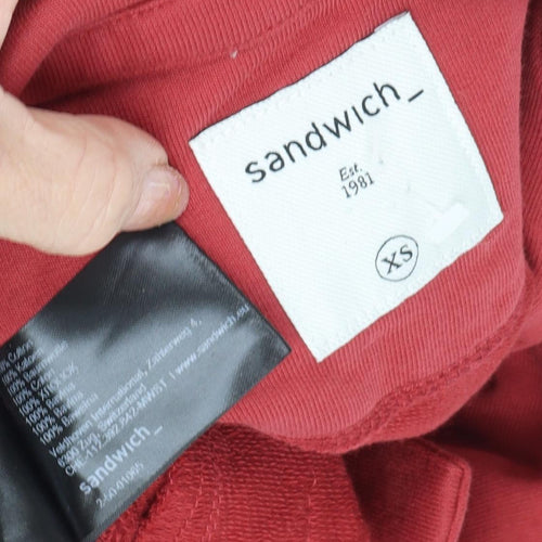 Sandwich Women's Red Blazer XS, Cotton, Classic Style