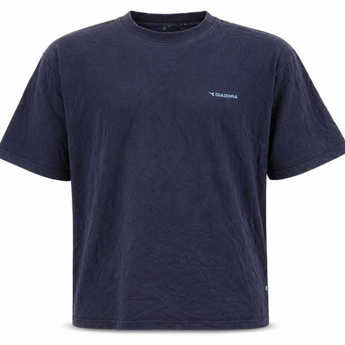 Diadora Men's Blue Crew Neck L T-Shirt