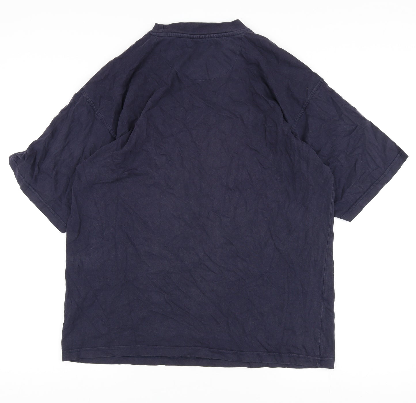 Diadora Men's Blue Crew Neck L T-Shirt