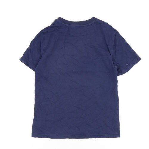Ralph Lauren Boys Blue T-Shirt 10 Years Logo Casual