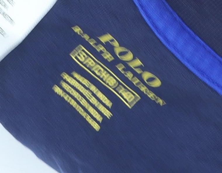 Ralph Lauren Boys Blue T-Shirt 10 Years Logo Casual