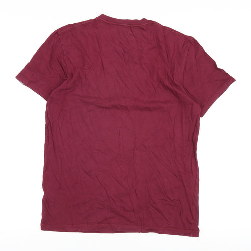 Vans Men's Red Medium Short Sleeve Logo T-Shirt