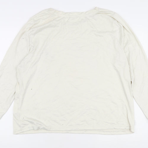 Disney Women's Ivory Minnie Mouse Long Sleeve T-Shirt