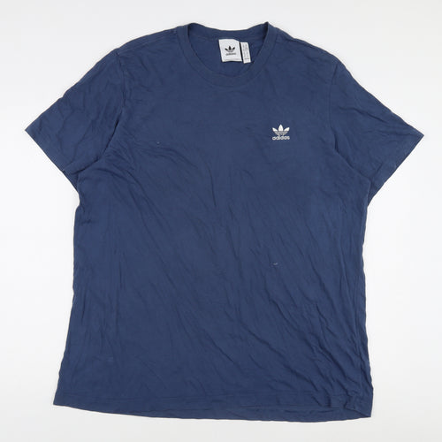 Adidas Men's Blue XL Short Sleeve T-Shirt