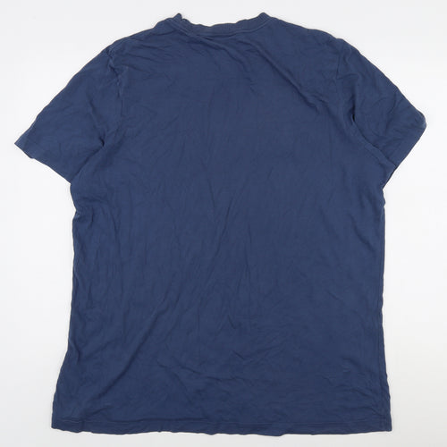 Adidas Men's Blue XL Short Sleeve T-Shirt